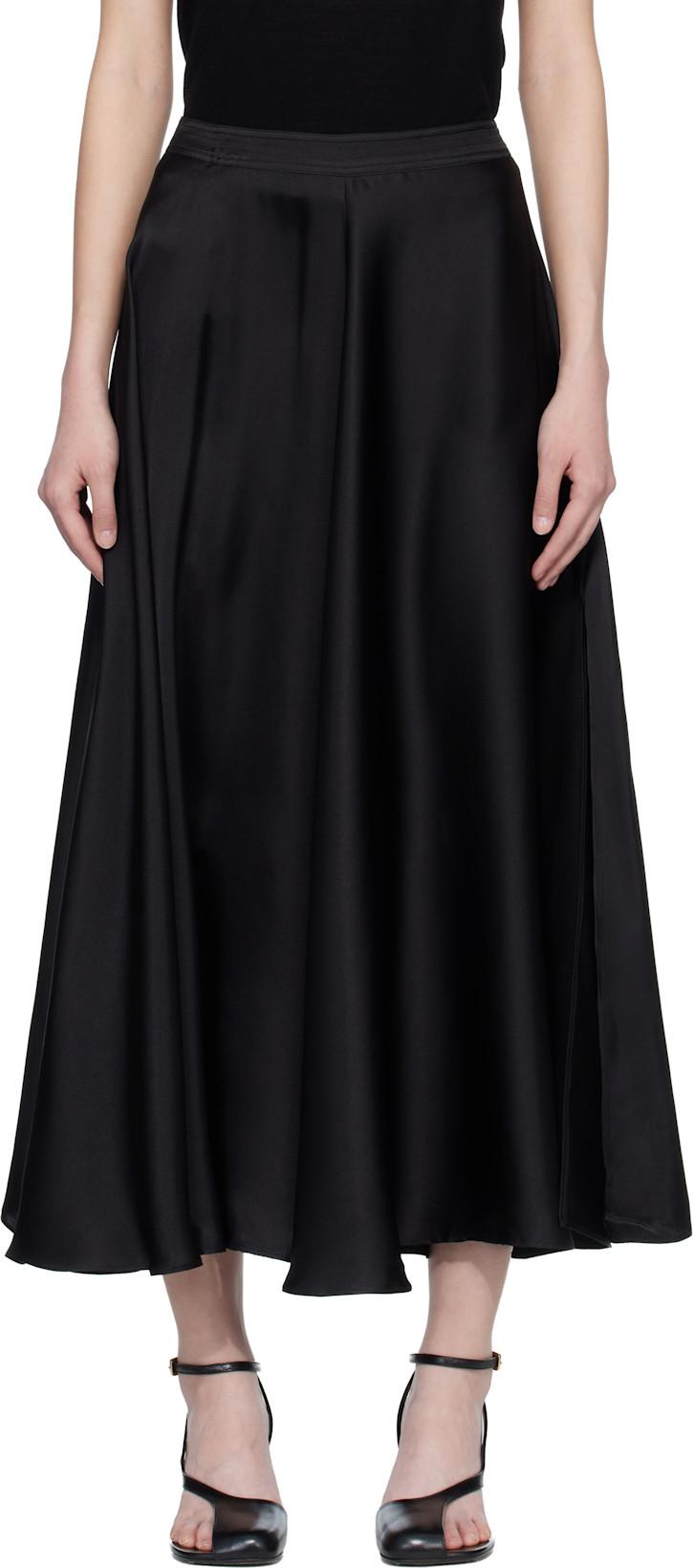 Black Christina Midi Skirt by ANINE BING