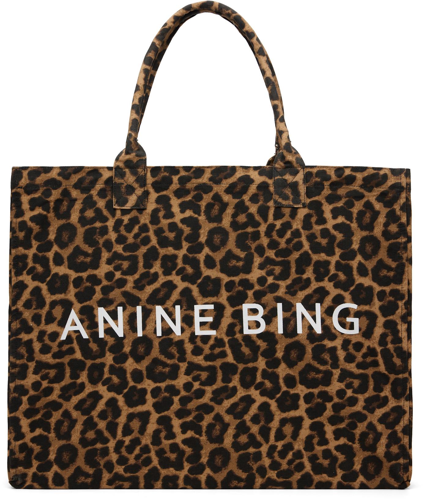 Black & Tan Leo Tote by ANINE BING