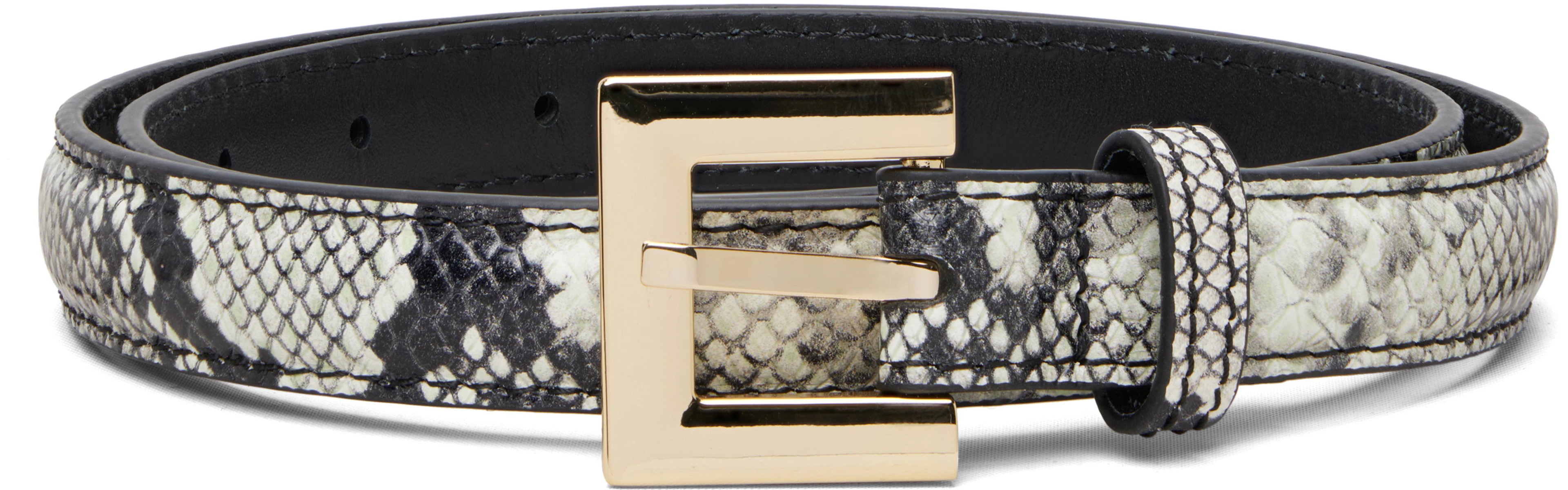 Black & White Nicola Belt by ANINE BING