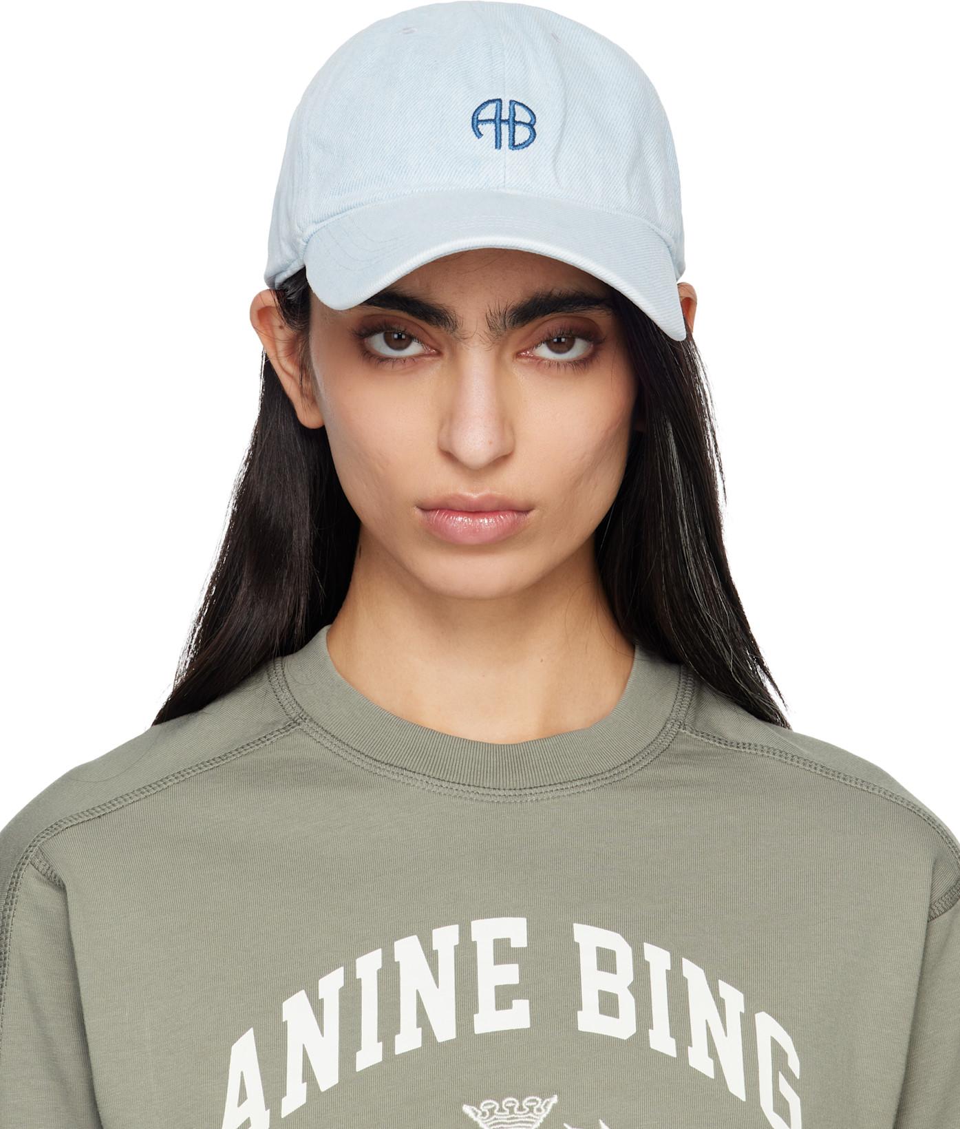 Blue Jeremy Baseball Cap by ANINE BING