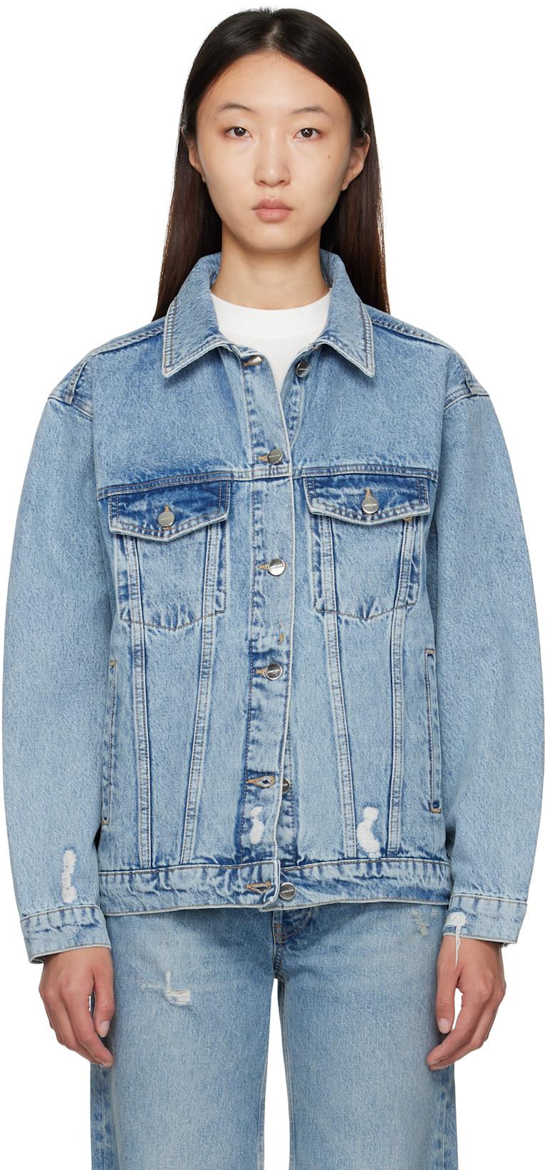 Blue Rory Denim Jacket by ANINE BING