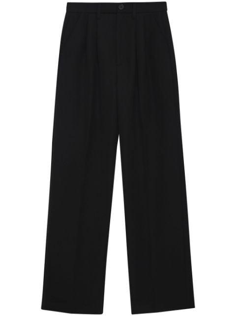Carrie wide-leg wool trousers by ANINE BING