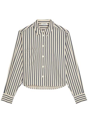 Essie striped cotton shirt by ANINE BING