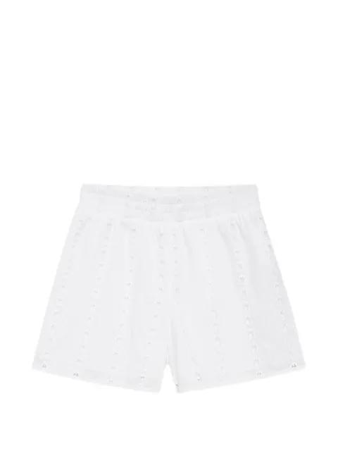 Eyelet kam shorts by ANINE BING