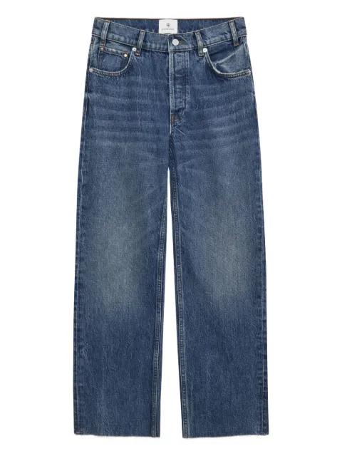 Gavin frayed-hem jeans by ANINE BING