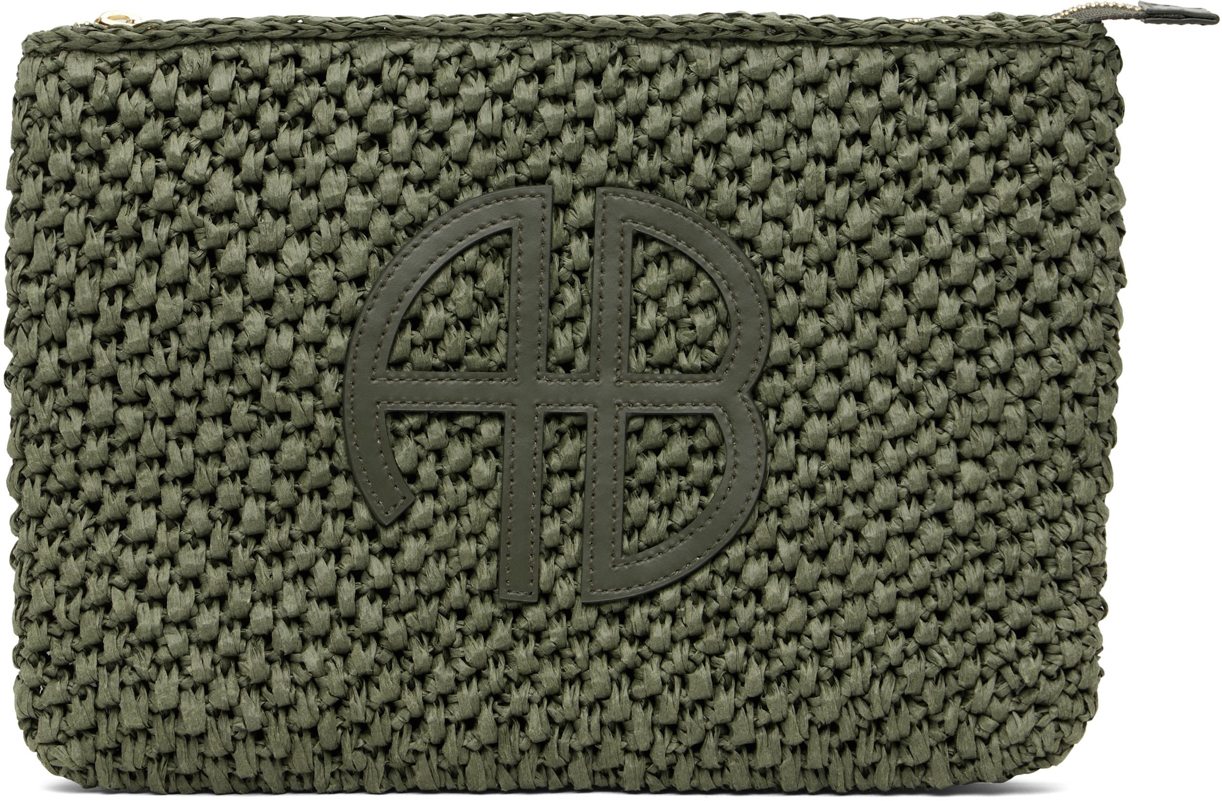 Green Rio Pouch by ANINE BING