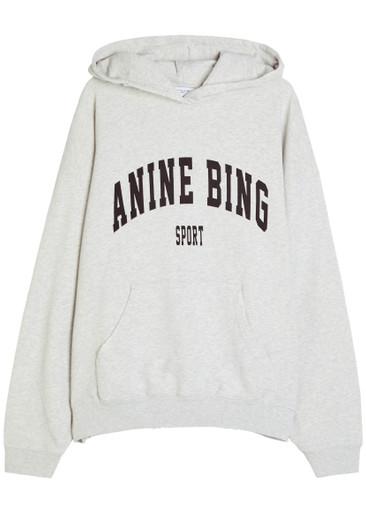 Harvey hoodied cotton sweatshirt by ANINE BING