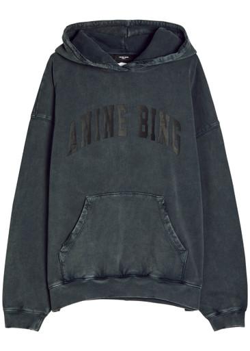 Harvey hoodied cotton sweatshirt by ANINE BING