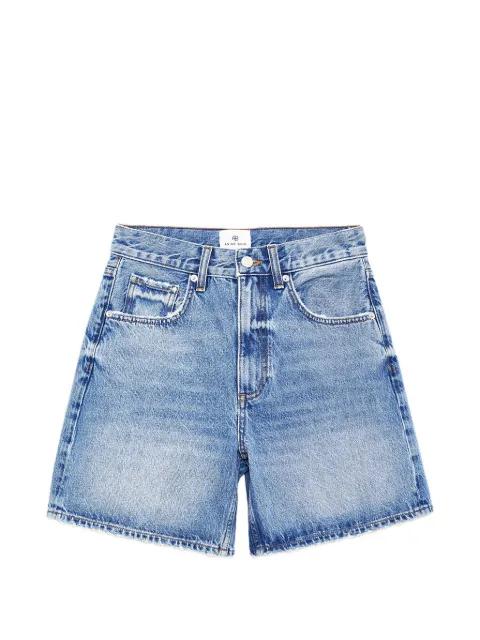 Heath washed-denim shorts by ANINE BING