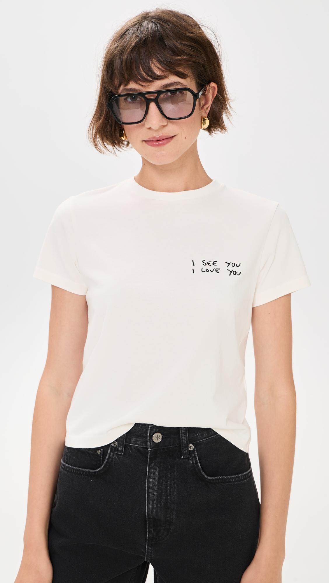 I See You I Love You Shelley Tee by ANINE BING
