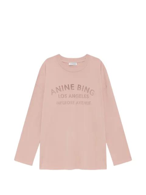 Ivan long-sleeve cotton T-shirt by ANINE BING