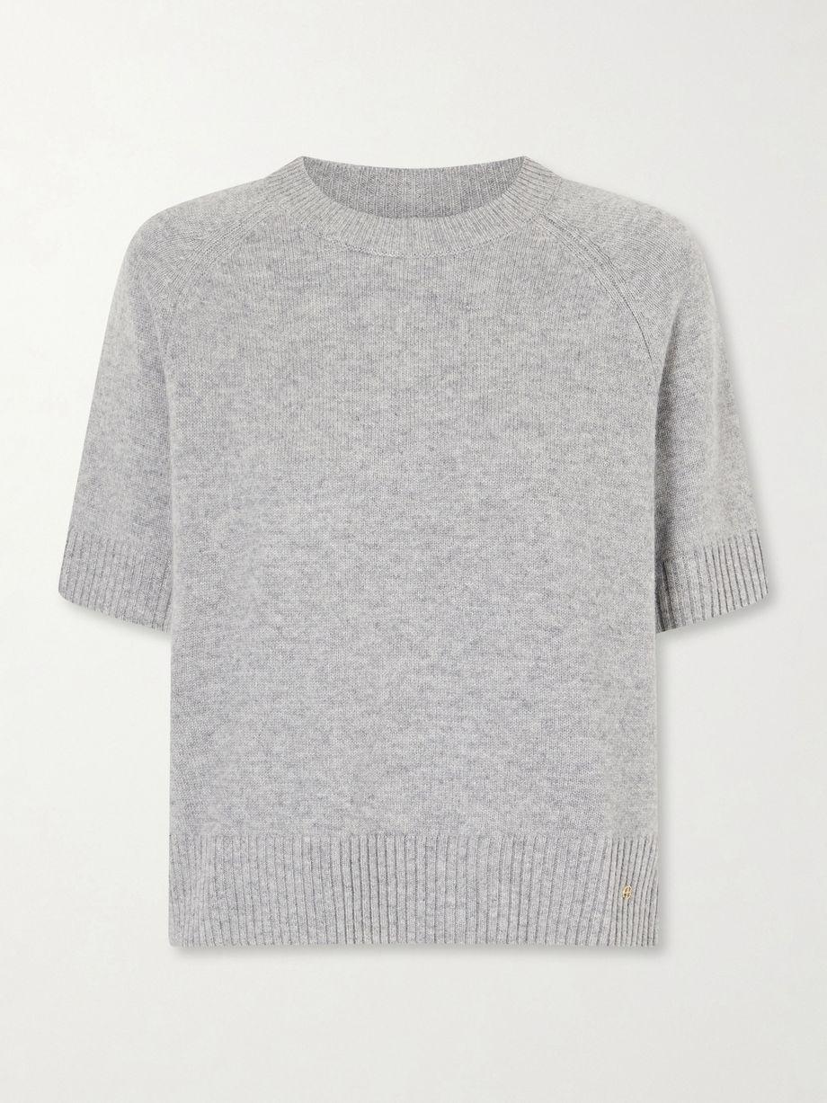 Jackson logo-embellished cashmere sweater by ANINE BING