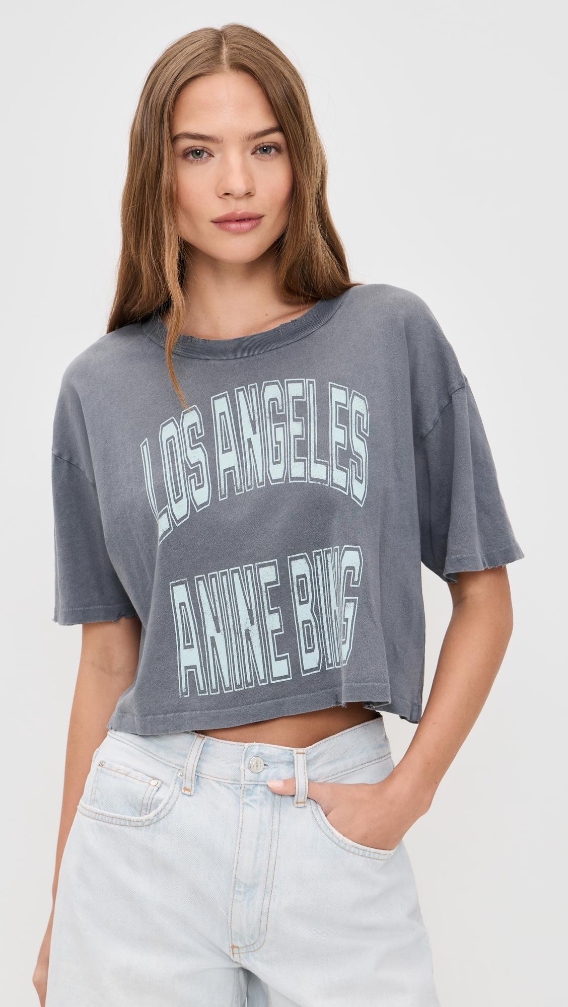 Johnny Cropped Tee by ANINE BING