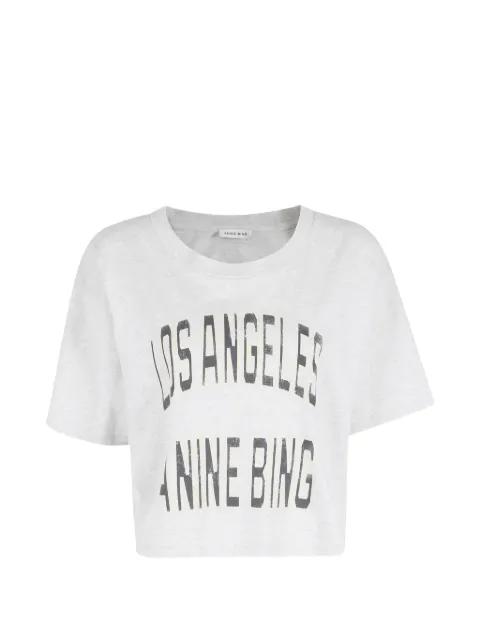 Johnny cropped T-shirt by ANINE BING