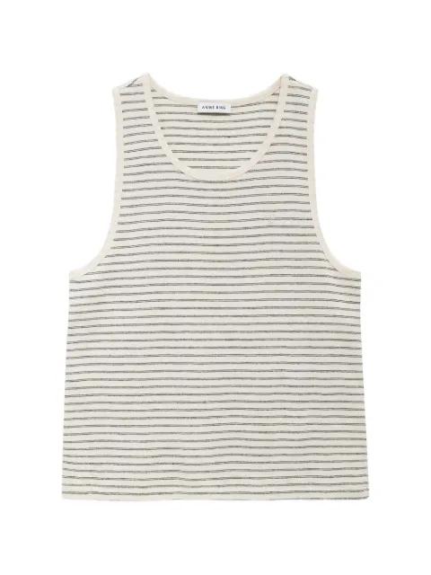 Juliann striped tank top by ANINE BING