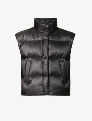 Kane logo-embroidered padded shell-down gilet by ANINE BING