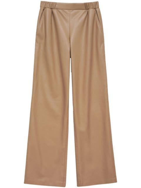 Koa faux-leather pants by ANINE BING