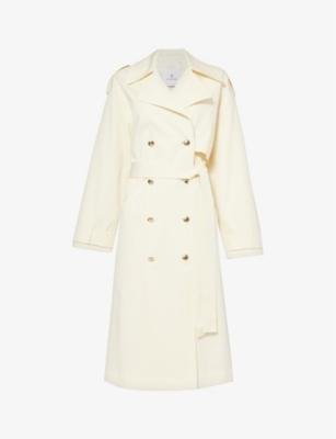 Layton relaxed-fit stretch-cotton trench coat by ANINE BING
