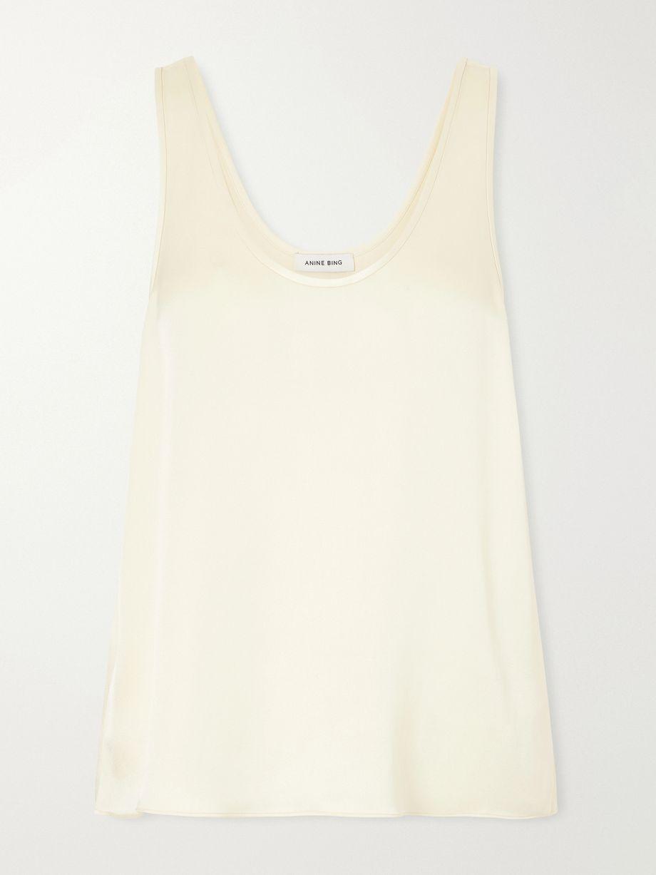 Lea silk tank by ANINE BING