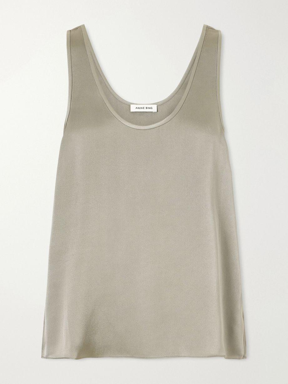 Lea silk tank by ANINE BING