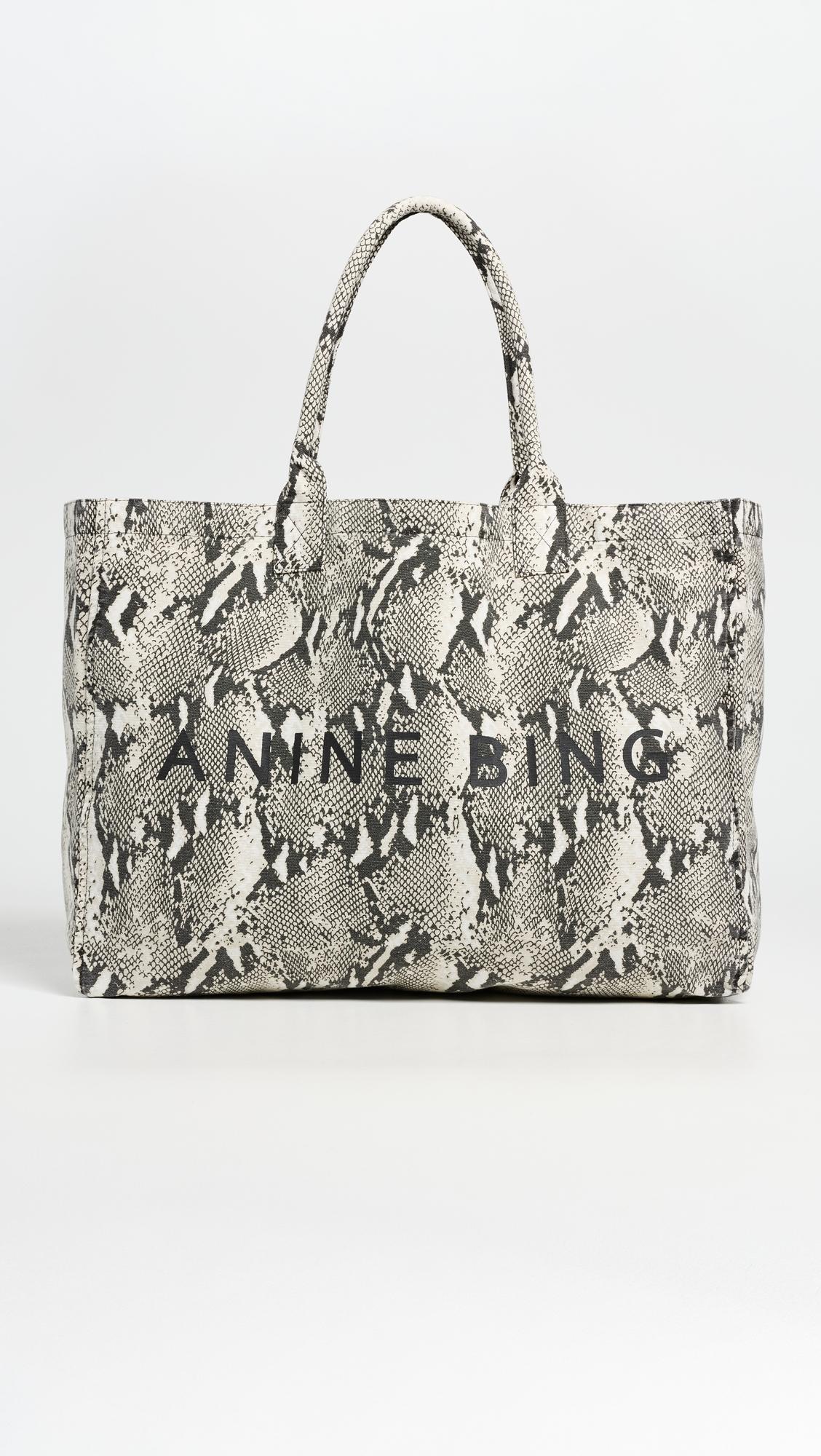 Leo Canvas Tote by ANINE BING