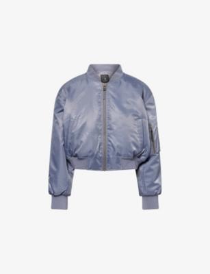 Leon Cropped Woven-Shell Bomber Jacket by ANINE BING