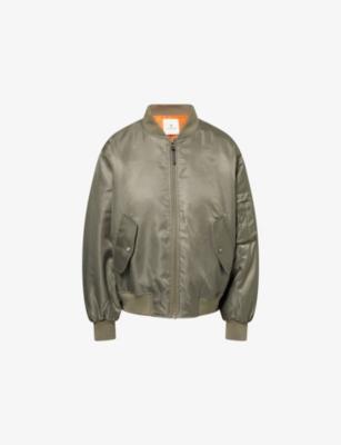 Leon Relaxed-Fit Woven Bomber Jacket by ANINE BING