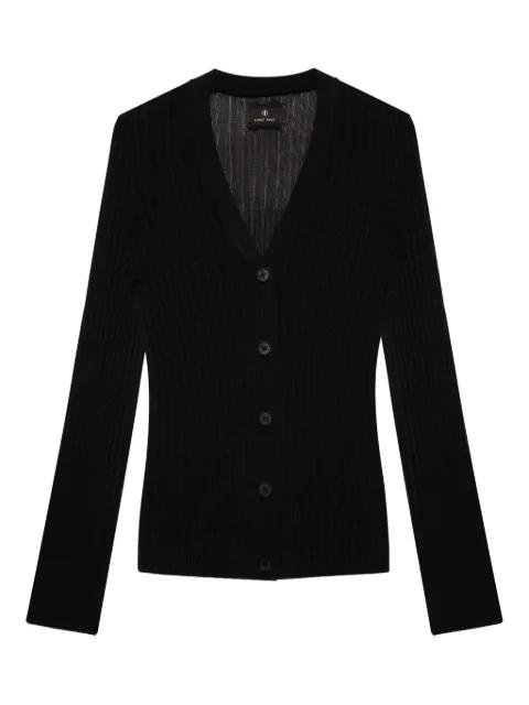 Matheo ribbed buttoned cardigan by ANINE BING