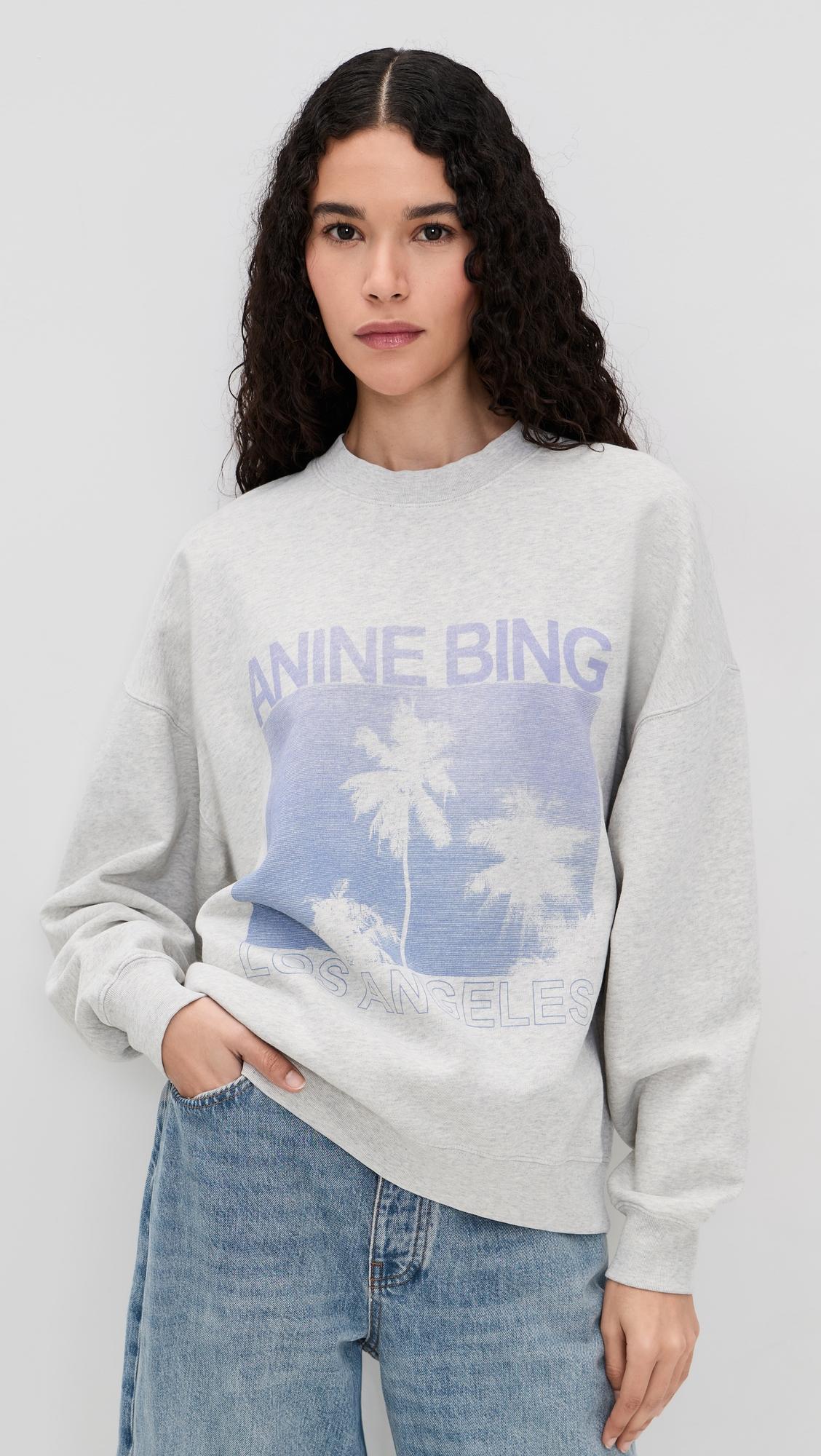 Miles Palms Sweatshirt by ANINE BING