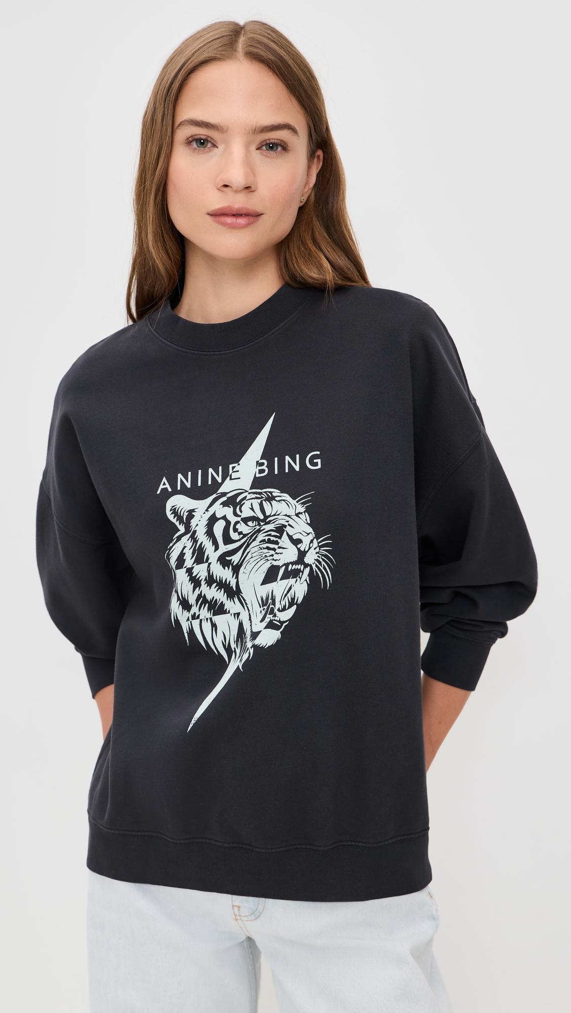 Miles Tiger Sweatshirt by ANINE BING