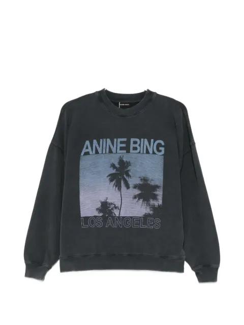 Miles washed grey sweatshirt by ANINE BING