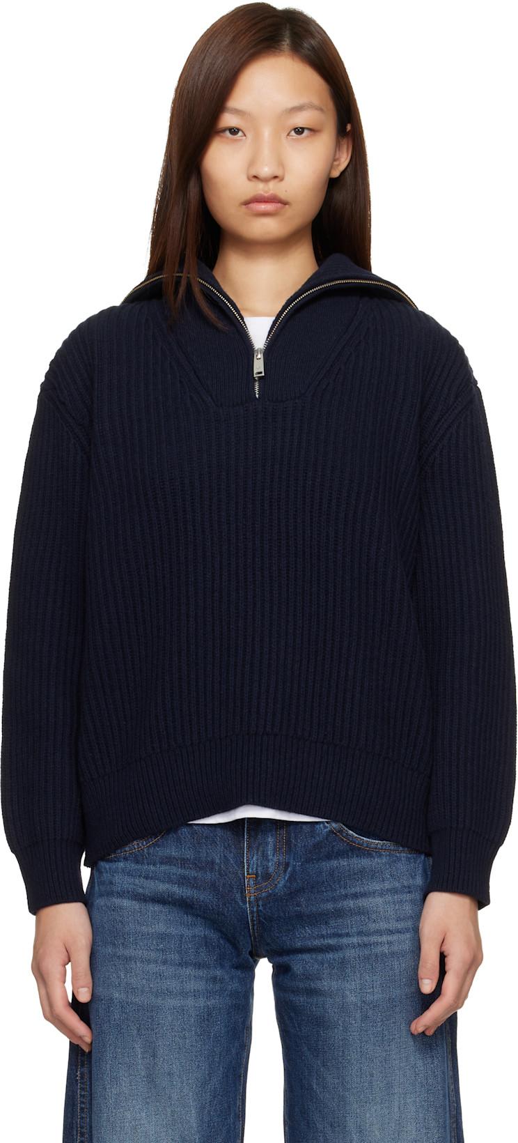 Navy Sammy Track Jacket by ANINE BING