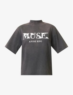 Painted Muse graphic-print organic-cotton T-shirt by ANINE BING