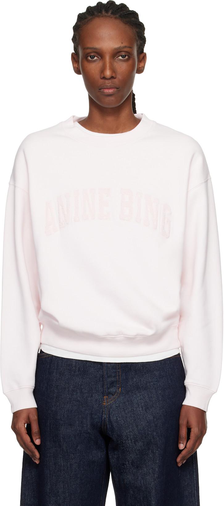 Pink Spencer 'Anine Bing' Sweatshirt by ANINE BING