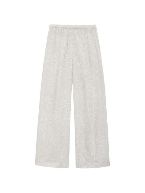 Roslyn leopard-pattern trousers by ANINE BING