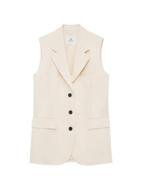 Sara notched-lapels vest by ANINE BING