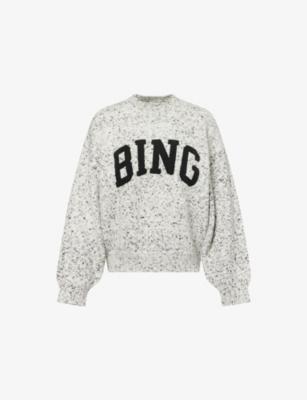 Sydney Logo-Appliqued Knitted Jumper by ANINE BING