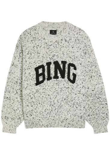 Sydney logo-appliquéd knit jumper by ANINE BING