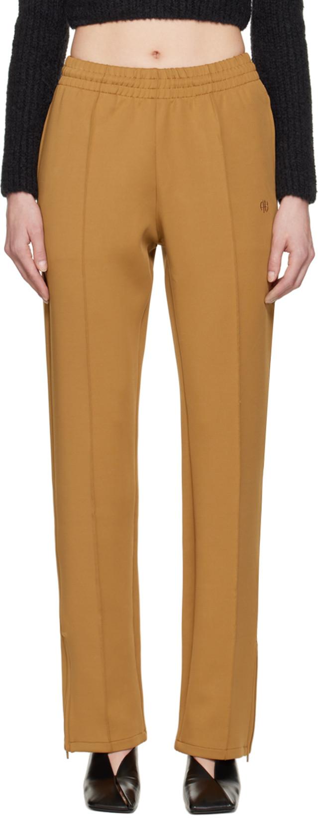 Tan Kameron Lounge Pants by ANINE BING