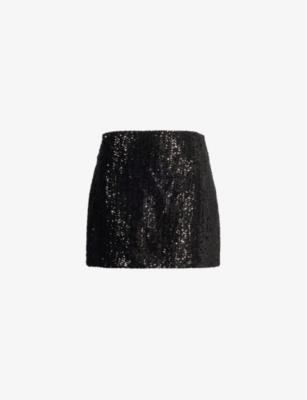 Tierra high-waist sequinned mini skirt by ANINE BING