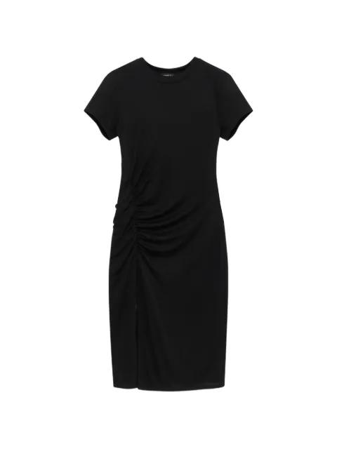 Vida gathered slit midi dress by ANINE BING