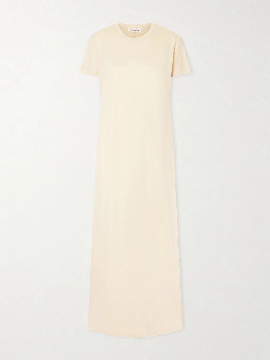 Wynne TENCEL™ Lyocell-blend jersey maxi dress by ANINE BING