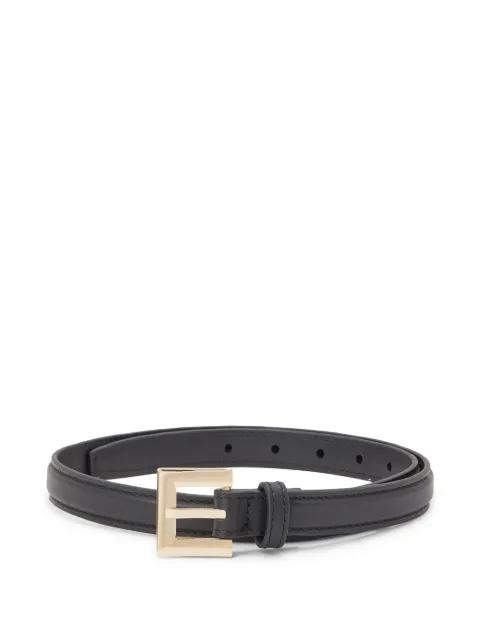 buckle leather belt by ANINE BING