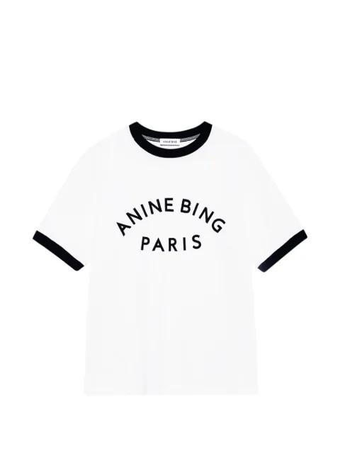 contrast-trim T-shirt by ANINE BING