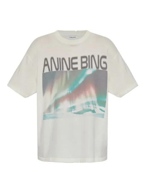 graphic-print T-shirt by ANINE BING