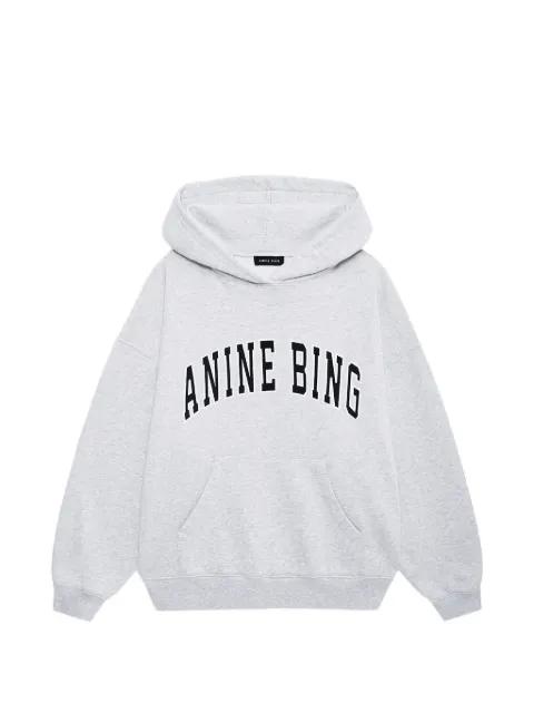 logo-detail hoodie by ANINE BING