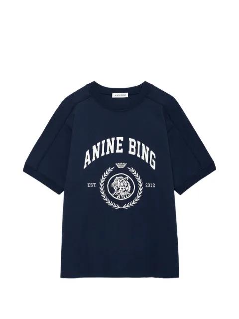 logo-print T-shirt by ANINE BING