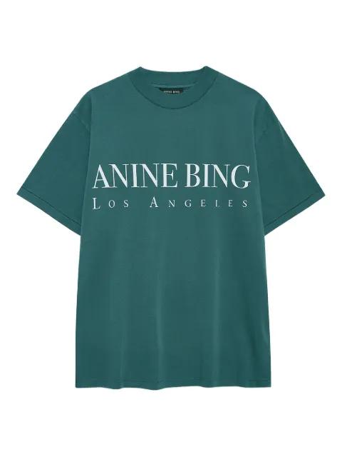 logo-print t-shirt by ANINE BING