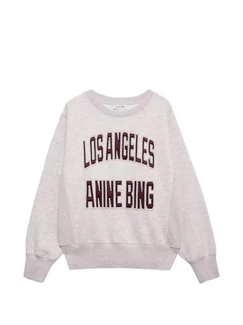 los angeles appliqué sweatshirt by ANINE BING
