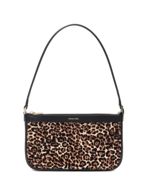 mini Elly leopard-print shoulder bag by ANINE BING
